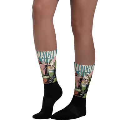 TL Matcha Club Socks|vintage|