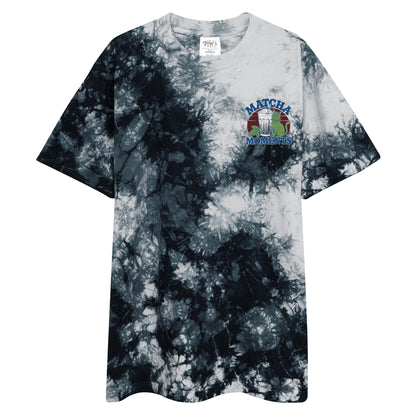 Matcha Moment Oversized Tie-Dye T-Shirt