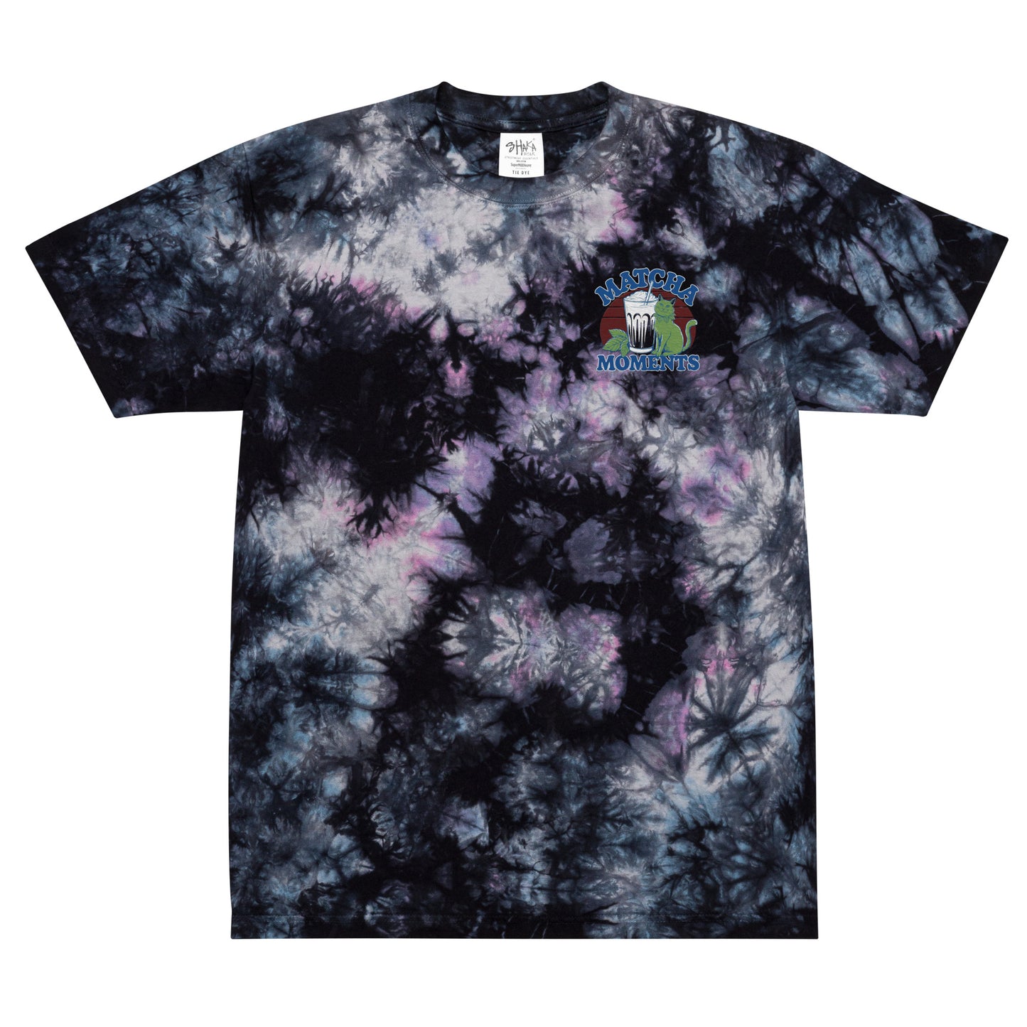 Matcha Moment Oversized Tie-Dye T-Shirt