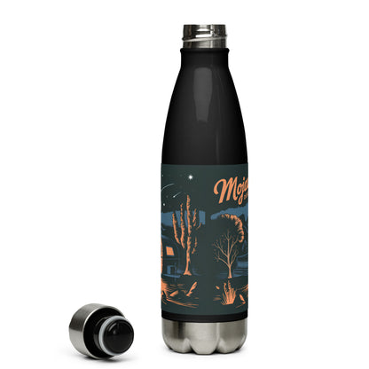 Majave Desert Camping night Stainless steel water bottle