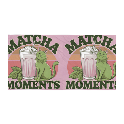 TL Matcha Moment Towel – Soft, Cozy, Vibrantly Stylish|vintage|tiny lover clothing|beach tower|bath tower|vintage| pink|aesthetic